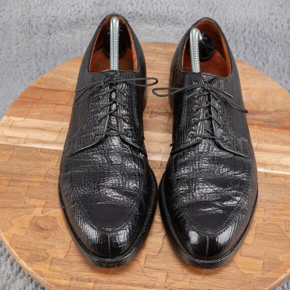 Vtg Men's Footjoy Classics Genuine Sharkskin Split Toe Oxford Size 10.5 A/C - Picture 3 of 11